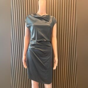 Helmut Lang Grey Midi Dress
